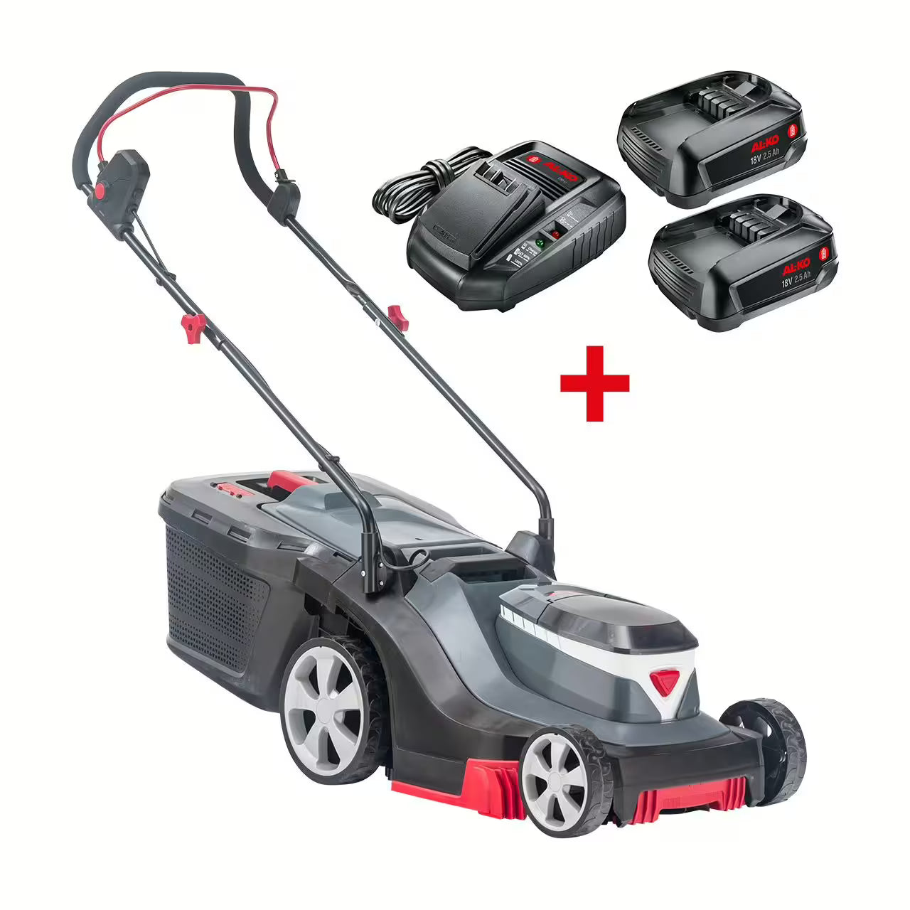 Tondeuse à gazon sans fil solo by AL-KO 3.22 Li easy Avec 2 batteries 2,5 Ah + chargeur