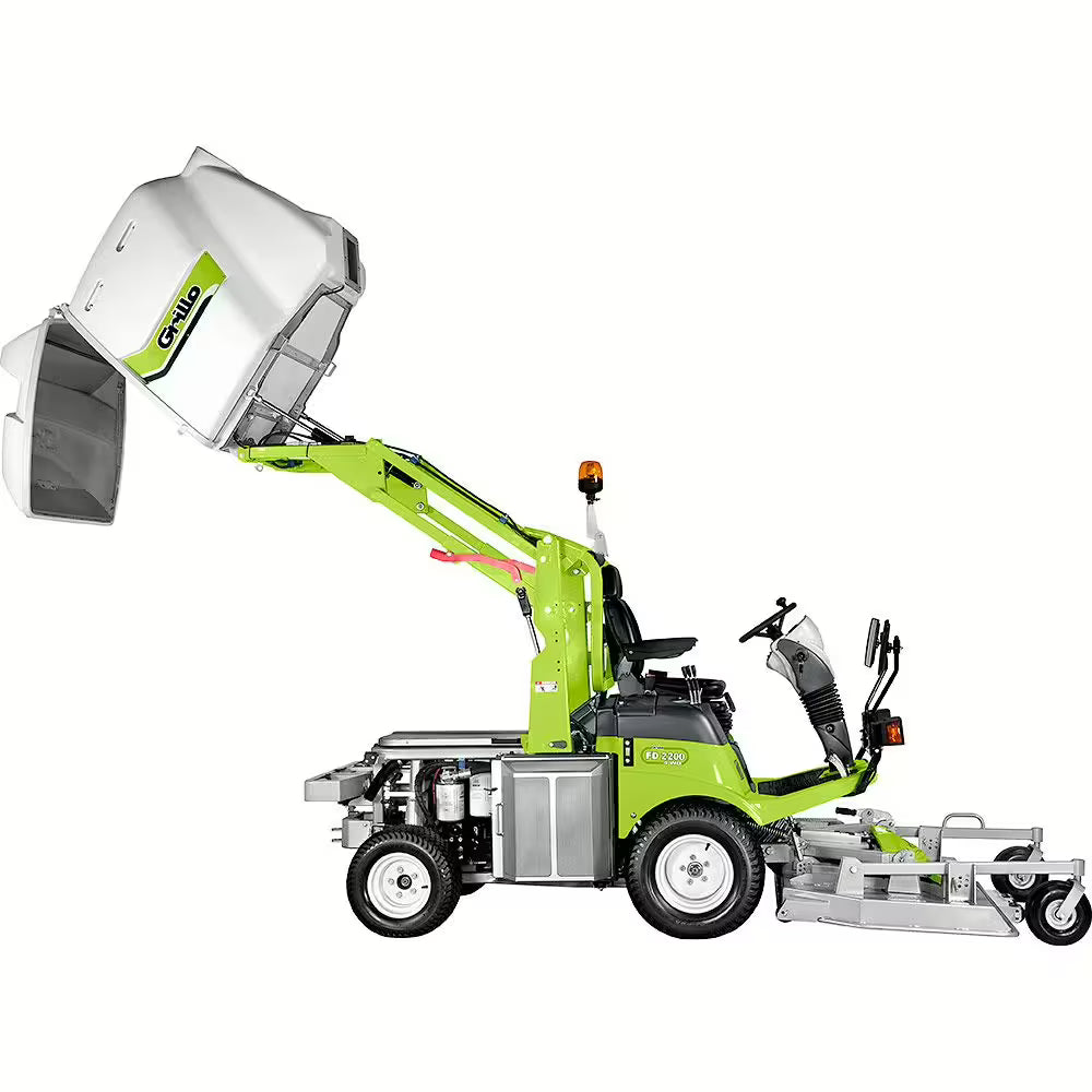 Faucheuse frontale Grillo FD 2200 4WD Stage 5 avec cabine + chauffage + climatisation