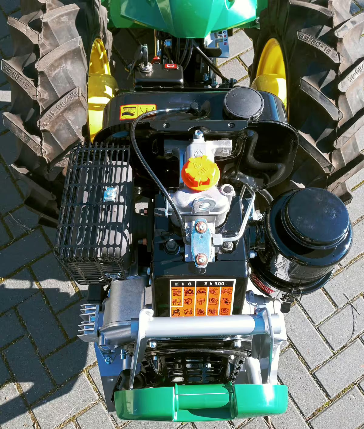 Ferrari à un essieu 360, moteur Lombardini avec démarrage électrique Appareil de base
