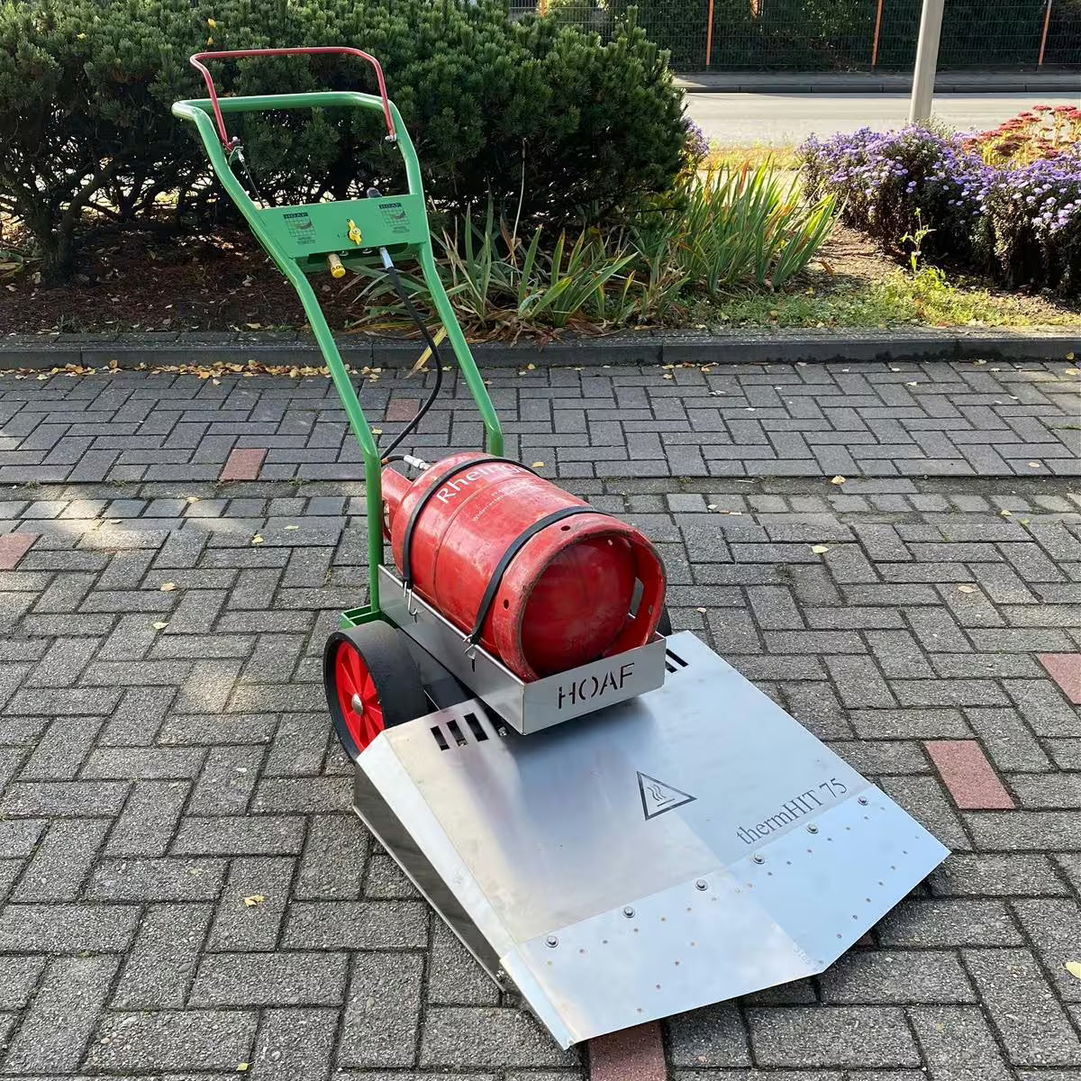 Brûleur HOAF therm-HIT 75 m avec déflecteur Brûleur de mauvaises herbes 75 cm