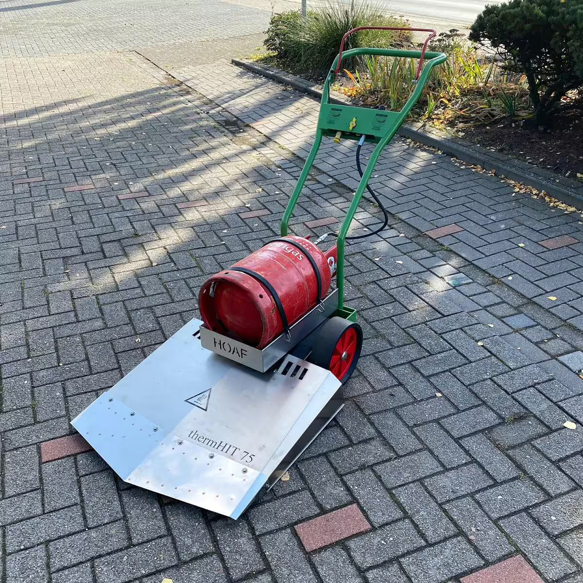 Brûleur HOAF therm-HIT 75 m avec déflecteur Brûleur de mauvaises herbes 75 cm