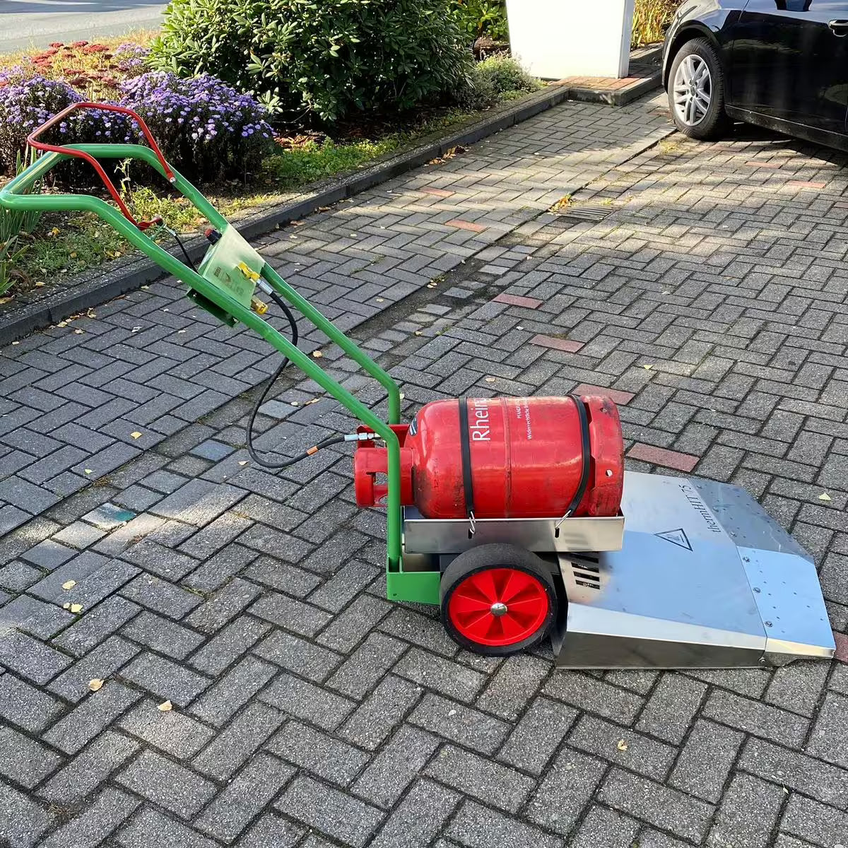 Brûleur HOAF therm-HIT 75 m avec déflecteur Brûleur de mauvaises herbes 75 cm