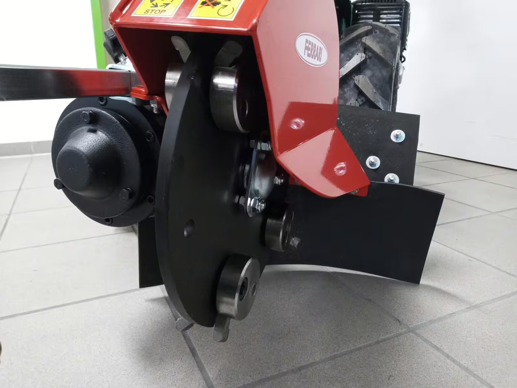 Mouleuse de souches MTC adaptée aux Ferrari, BCS et Pasquali