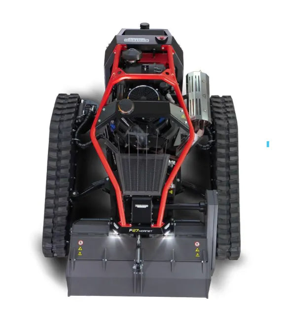 Tondeuse à fléaux à chenilles Hercules Hornet F27 avec télécommande