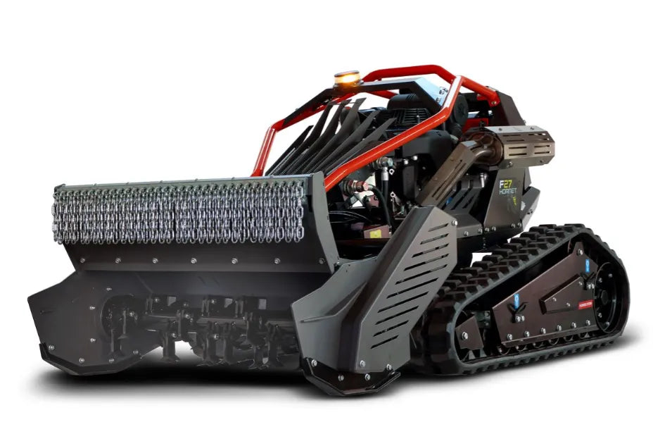 Tondeuse à fléaux à chenilles Hercules Hornet F27 avec télécommande