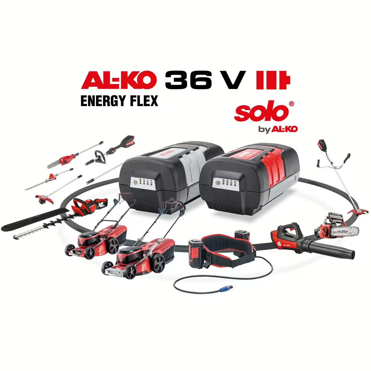 Tondeuse à gazon sans fil solo® by AL-KO 4232 Li P avec batterie 5 Ah et chargeur inclus