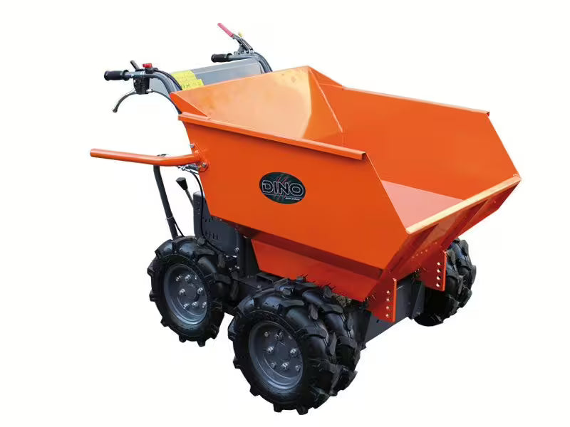 Tombereau DINO à 6 roues motrices avec benne basculante de 500 kg, Loncin 6,5 CV - 196 cm3