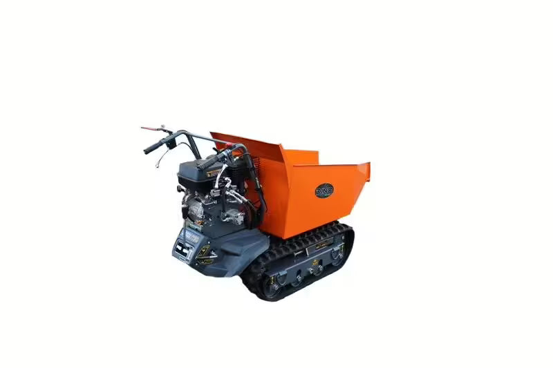Tombereau DINO à chenilles 500 kg Benne basculante hydraulique Moteur Loncin 9,0 CV - 270 cm³