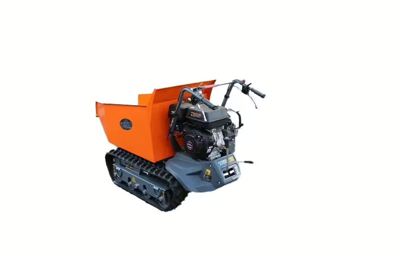 Tombereau DINO à chenilles 500 kg Benne basculante hydraulique Moteur Loncin 9,0 CV - 270 cm³