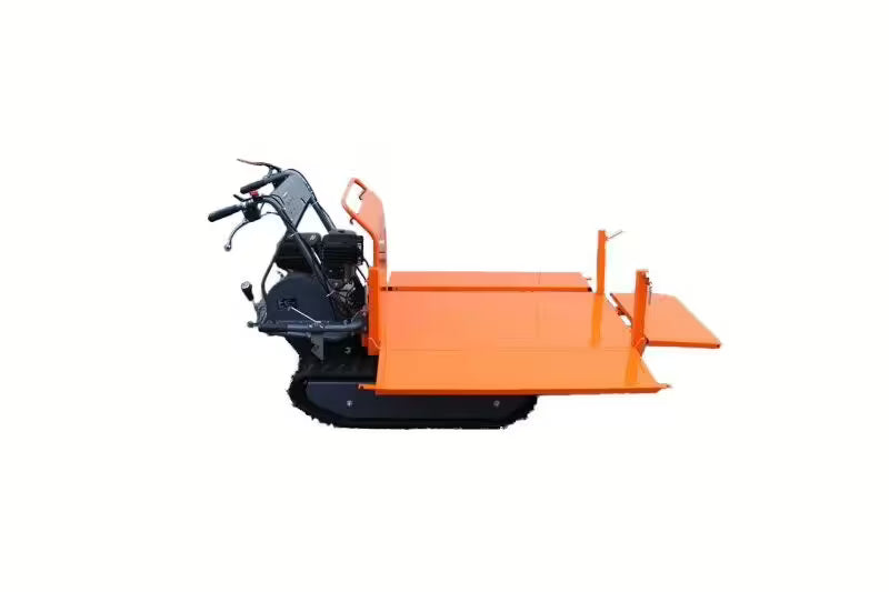 Tombereau DINO à chenilles Plateforme 500 kg Moteur Loncin 6,5 CV - 196 cm3