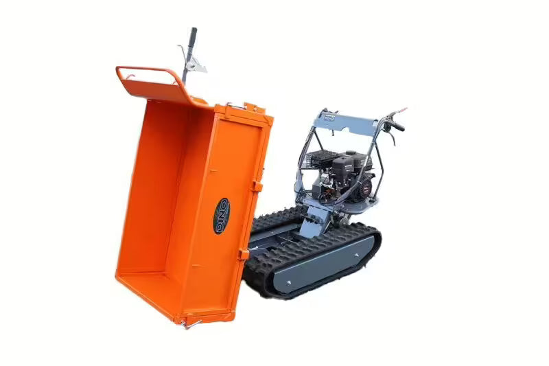 Tombereau DINO à chenilles Plateforme 500 kg Moteur Loncin 6,5 CV - 196 cm3